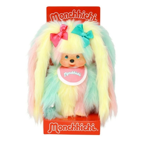 Monchichi niña 20cm pastel