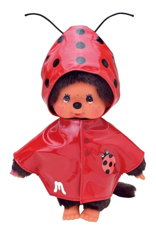 Conjunto de ropa Monchichi Impermeable con Ladybug