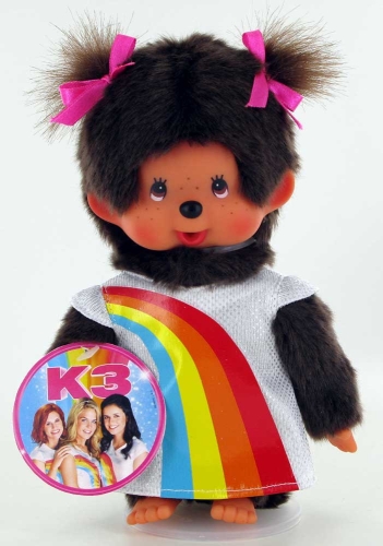 Monchichi 20 cm niña K3 Rainbow vestido