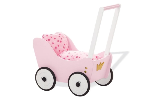 Carro de muñecas de madera Pinolino Princess Lea