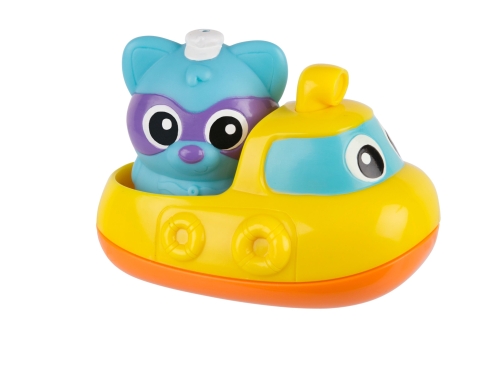 Playgro juguete de baño mapache y submarino