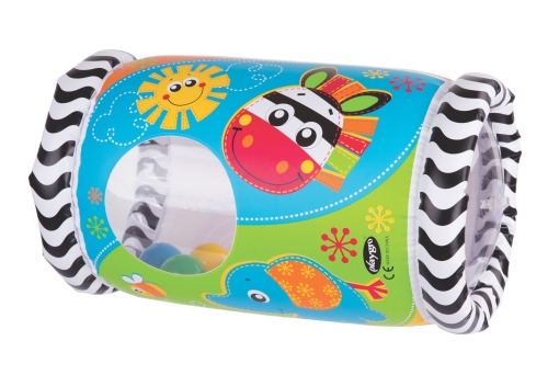 Playgro Hinchable Roller Tumble Jungle Musical Peek in Roller