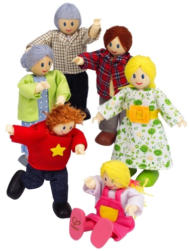 Hape Dollhouse Doll family Familia feliz