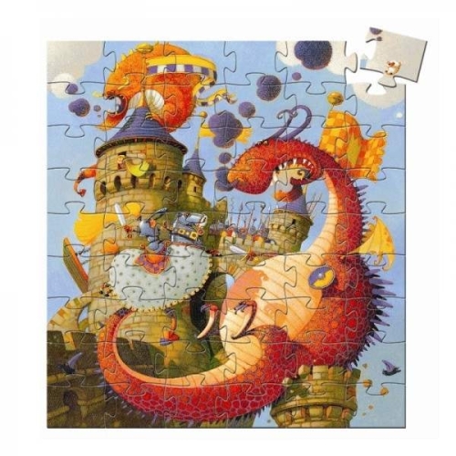 Djeco Puzzle Knight y el dragón