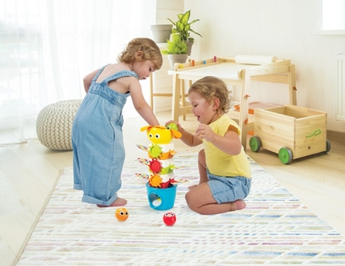 Yookidoo Torre de apilamiento Tumble Ball Stacker