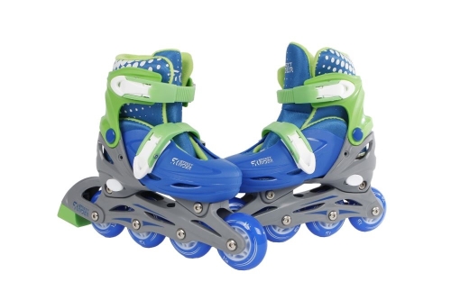 Street Rider patines en linea hardboot azul talla 30-33