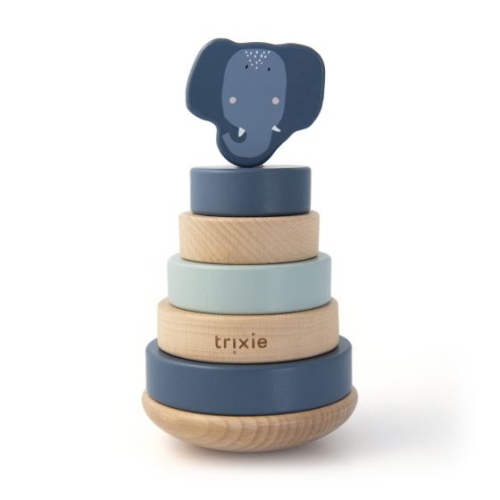 Trixie Torre de apilamiento de madera Mrs. elefante