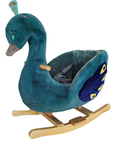 Tryco animal mecedora pavo real Pixie