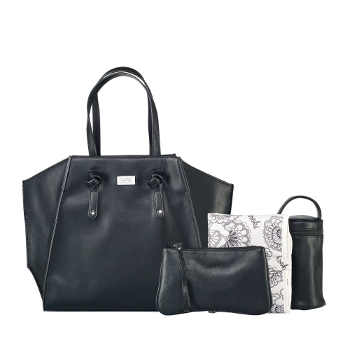 Bolsa de guardería/pañalera Isoki Easy Access Tote Toorak Black