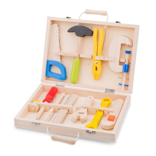 Nueva caja de herramientas de juguetes clásicos