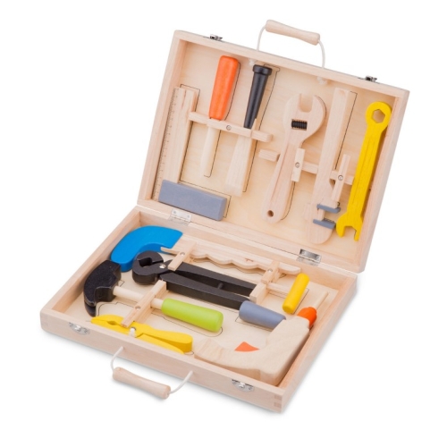 Nueva maleta de herramientas de juguetes clásicos