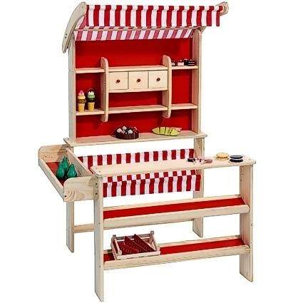 Playwood Houten Winkel Red (sin incluir accesorios)