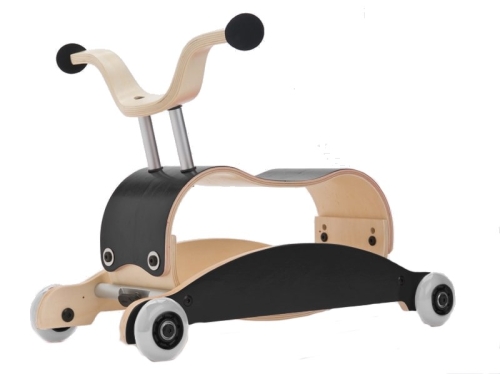 Wishbone Mini Flip Black Blanco