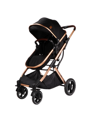 Ding - Silla de Paseo 3 en 1 - Juna - Rosa/Negro