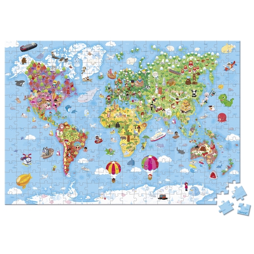 Janod Puzzle Mundo Gigante