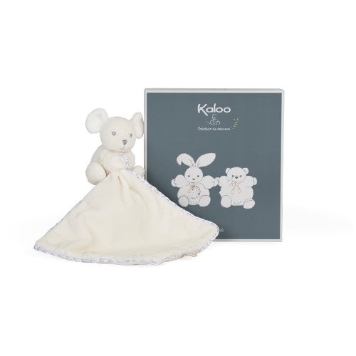 Kaloo Peluche Perle Doudou ratón Creme