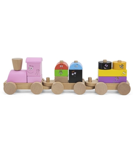 Label Label Barbapapa Tren apilable de madera