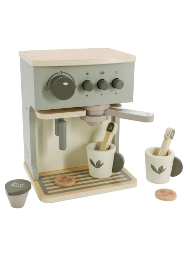 Etiqueta - Máquina de café espresso - Verde oliva