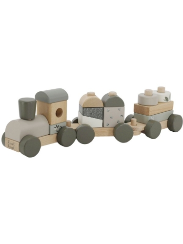 Etiqueta - Tren apilable - Verde oliva