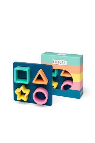 Little L Puzzle Geométrico Pastel
