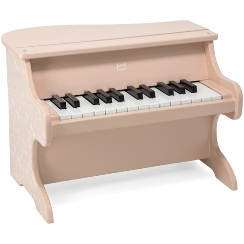 Label Label Piano de madera rosa