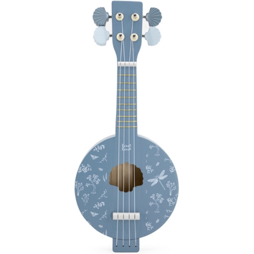 Banjo de madera Label Label Azul