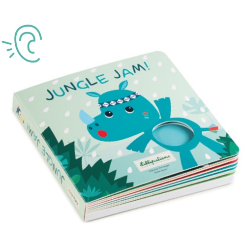 Lilliputiens Feeling Book Jungle con sonido