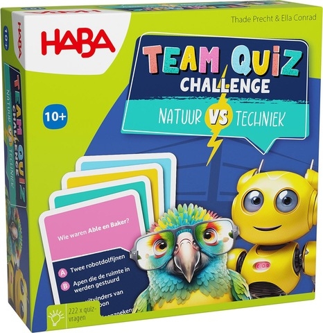 Haba Team Quiz Challenge Naturaleza vs Tecnología FRANSTALIG
