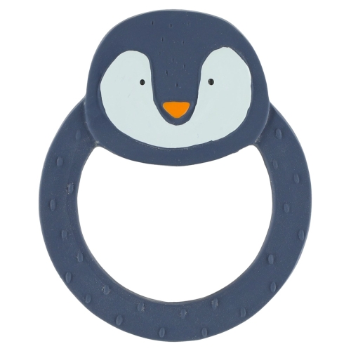 Anillo de dentición redondo Trixie Caucho natural Mr Penguin