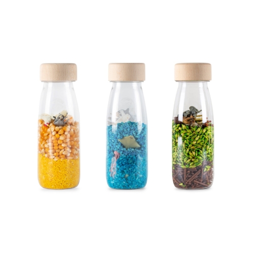 Petit Boum Set de 3 Botellas Sensoriales Naturaleza