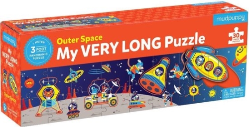 Mudpuppy Mi puzzle largo En el espacio 30 piezas