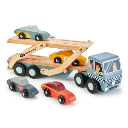 Transportador de coches de madera Tender Leaf