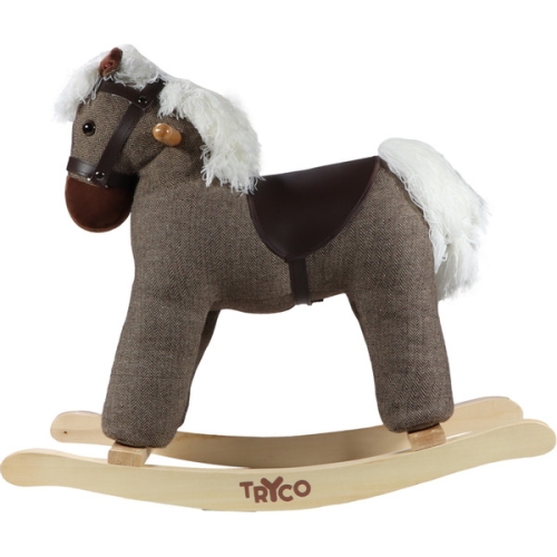 Tryco Caballo balancín pequeño marrón