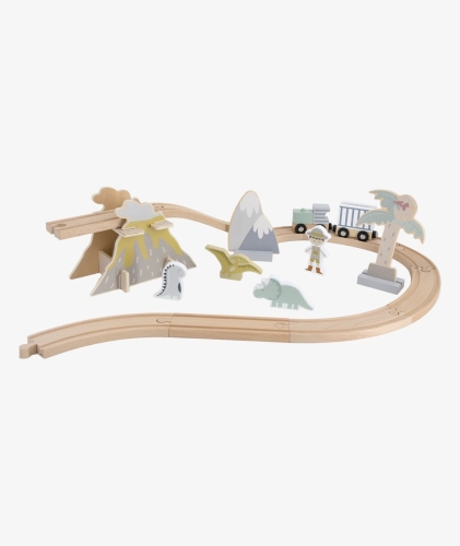 Tryco Tren de Madera Expansión Dinosaurios
