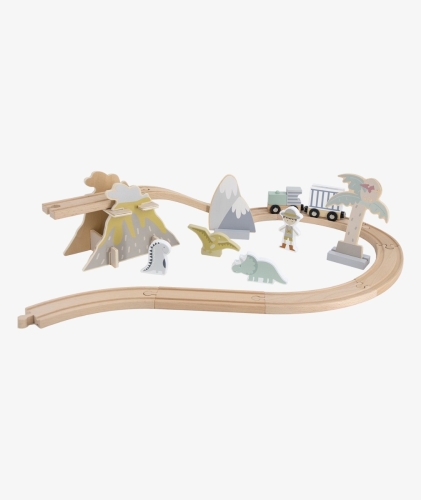 Tryco Tren de Madera Expansión Dinosaurios