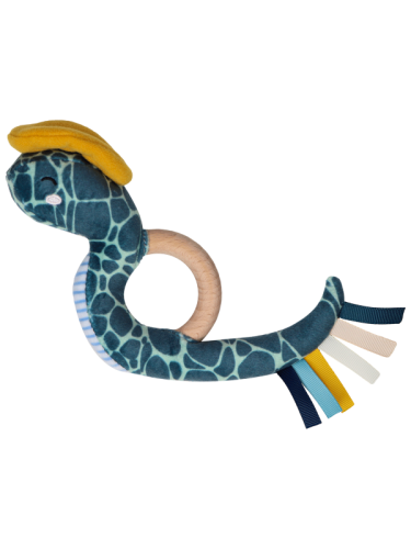 Tryco - Peluche - Sonajero Anillo de Madera - Serpiente - Steve