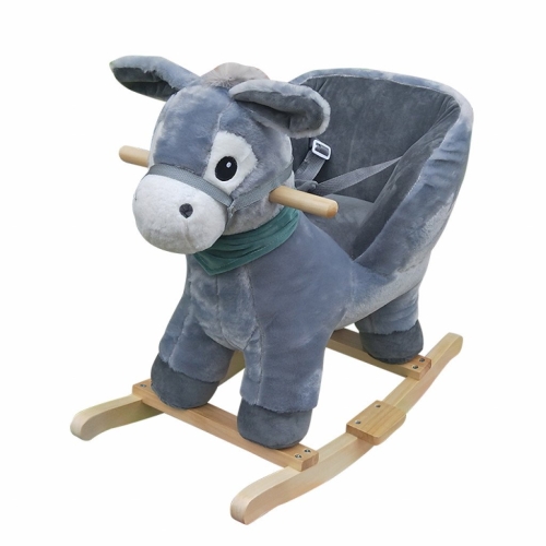 Tryco Animal mecedora Burro Gris Oscuro