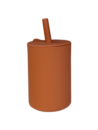 Tryco - Silicona - Vaso con pajita - Siena 