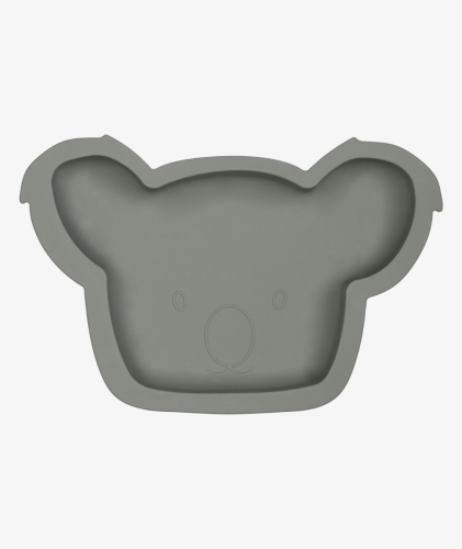 Tryco Plato Silicona Gris Oliva Koala Kyle