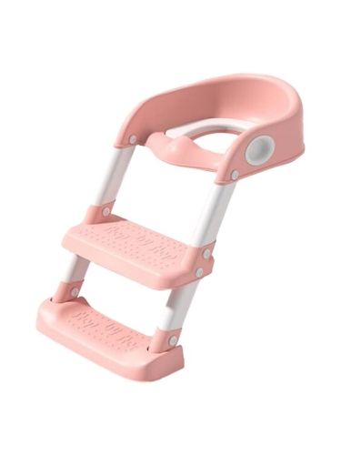 Tryco - Escalera para inodoro - rosa