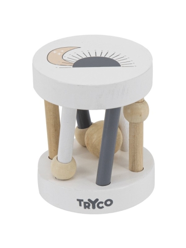 Tryco - Sonajero de madera - Rodillo