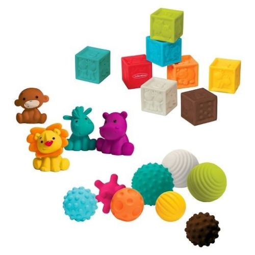 Juego de Bolas Sensoriales Infantino Blocks &amp; Buddies