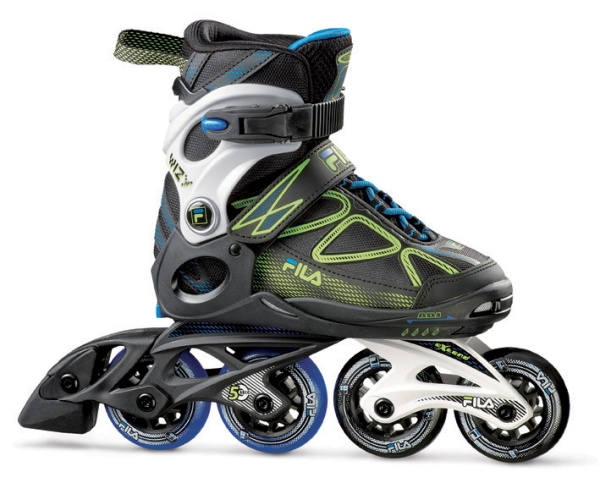 Fila Patines Wizy Negro con Verde Talla 32 35 Online Oferta en PLUSTOYS